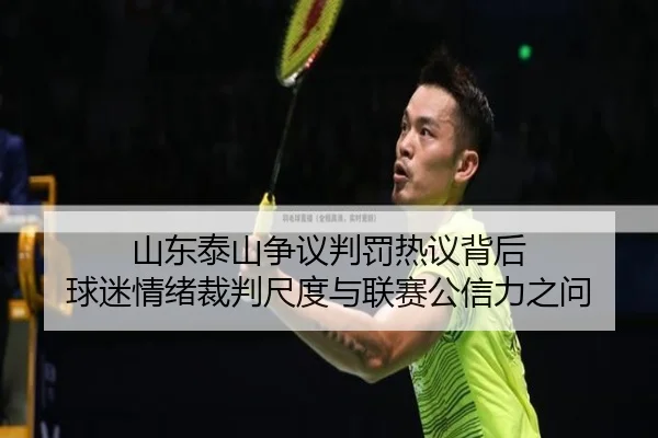 山东泰山争议判罚热议背后 球迷情绪裁判尺度与联赛公信力之问